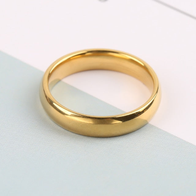 Simple Refined Stainless Steel Ring - Wurlis