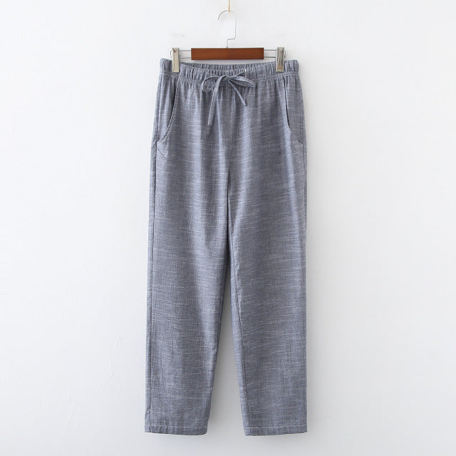 Plaid Cotton Pajama Pants - Wurlis