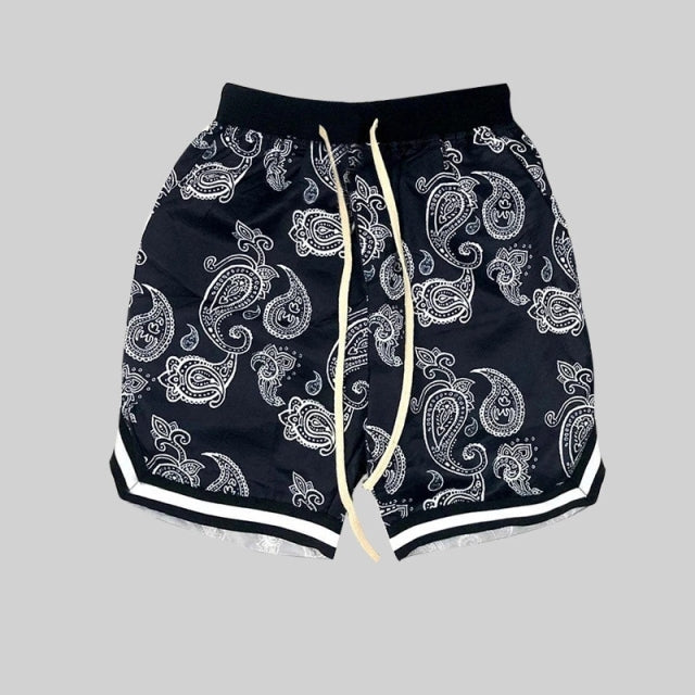 Harajuku Bandana Patterned Shorts - Wurlis